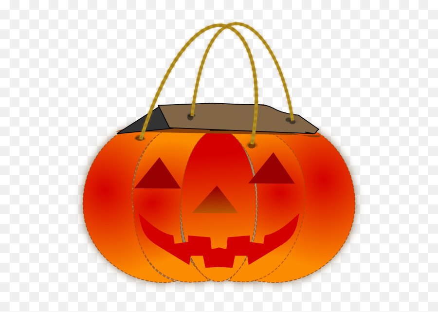 Trick Or Treat Pumpkin Bag Png Clip - Trick Or Treat Bag Clip,Trick Or Treat Png