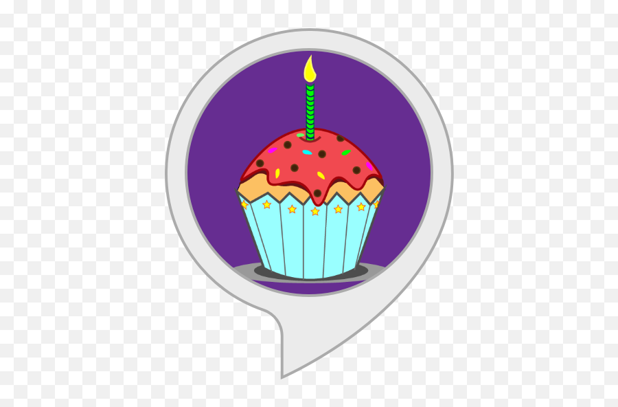 Happy Birthday Amazoncouk Alexa Skills - Cupcake Png,Birthday Candle Transparent Background
