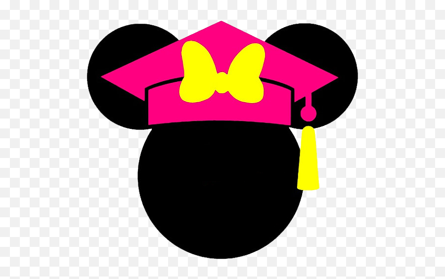 Download Minnie Mouse Heads Clipart - Disney Graduation Clip Disney Minnie Mouse Graduation Png,Graduation Clipart Png