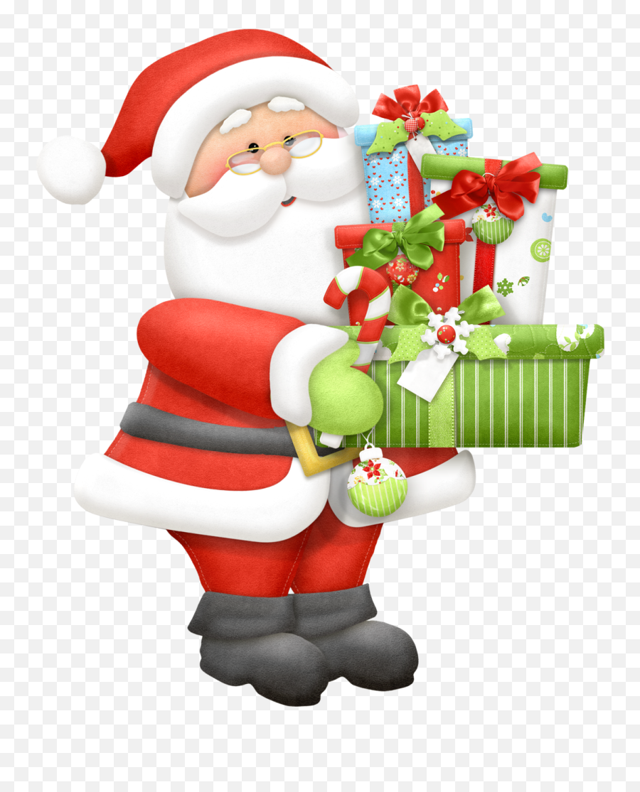 Xmas Santa Clipart Image - Good Morning With Santa Claus Png,Santa Clipart Png