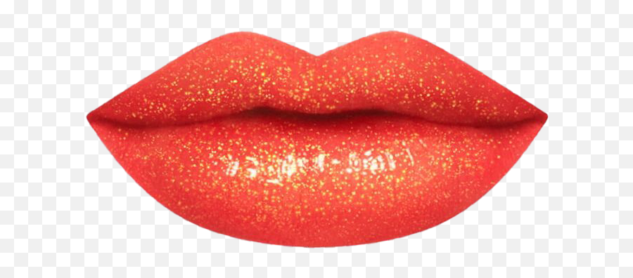 Red Glitter Lips Transparent Image - Png,Red Glitter Png