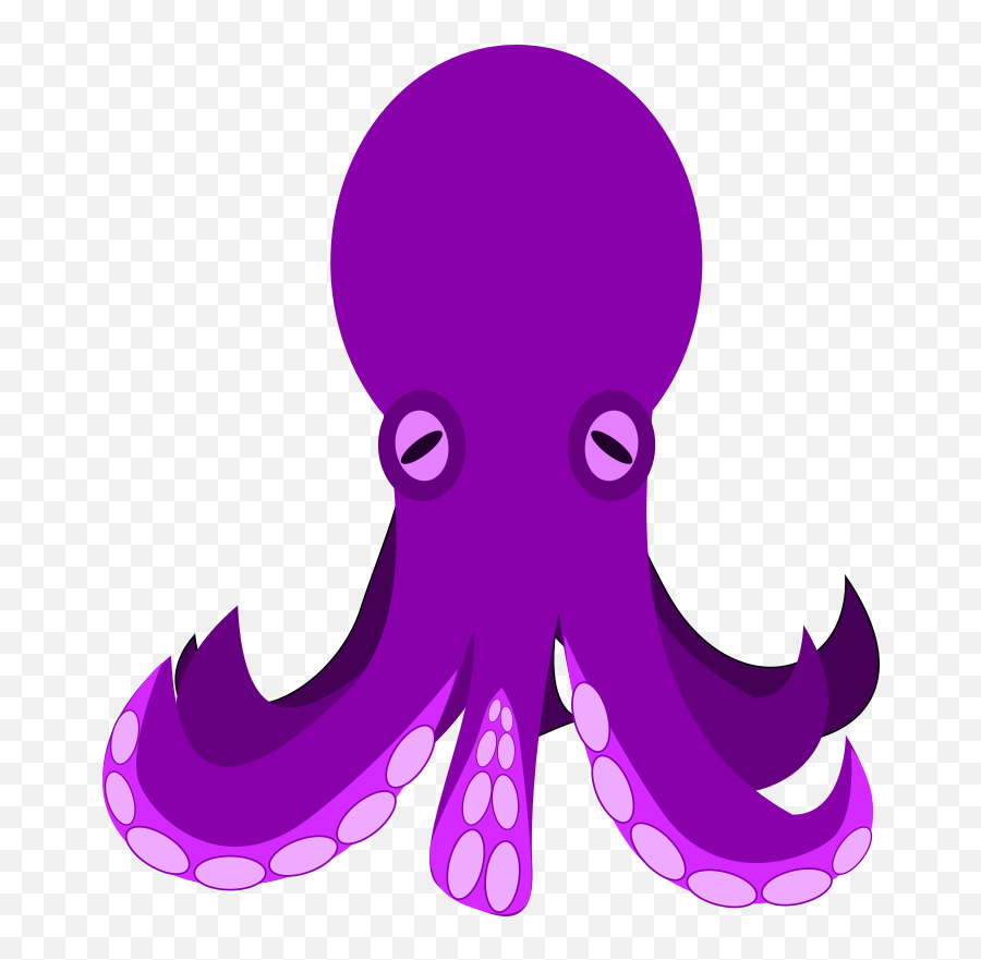 Download Clipart Octopus Free Png - Purple Octopus Clipart,Octopus Png