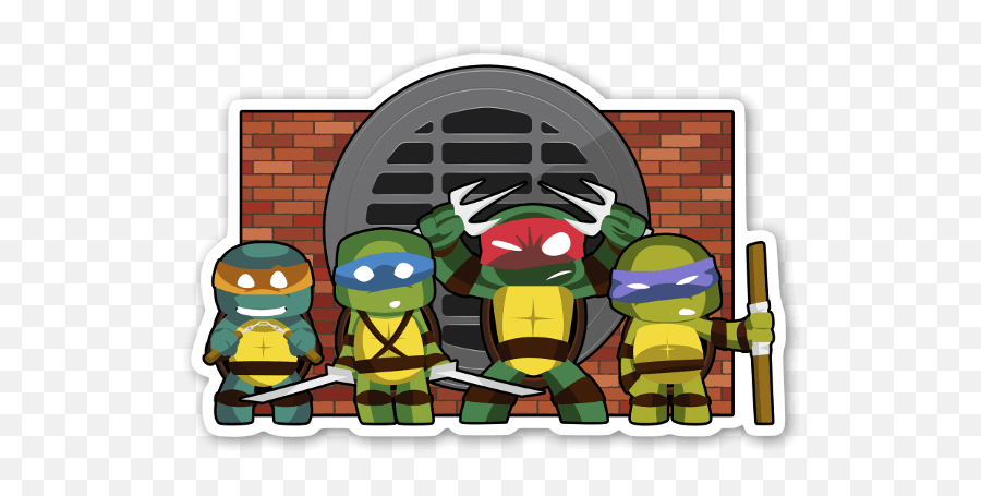 Stickerapp - Cartoon Png,Tmnt Png