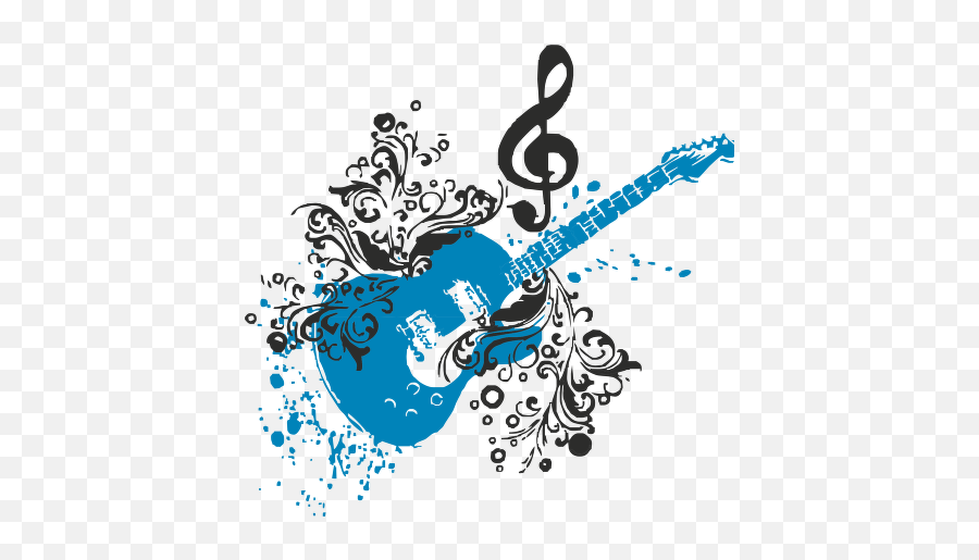 Estampa - Guitarra Vector Logo Download Page Vector Png,Guitarra Png