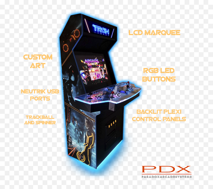 Paradox Arcade Systems - Video Game Arcade Cabinet Png,Video Game Png
