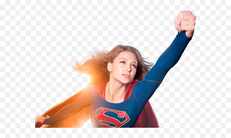 Supergirl Png - Supergirl Melissa Benoist Flying,Supergirl Logo Cw