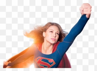 Supergirl Png - Melissa Benoist Flying