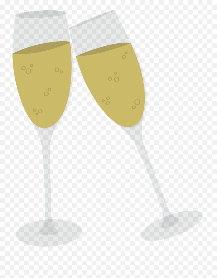 Glass Sparkling Wine - Champagne Glasses Png Cartoon,Champagne Glass Transparent Background