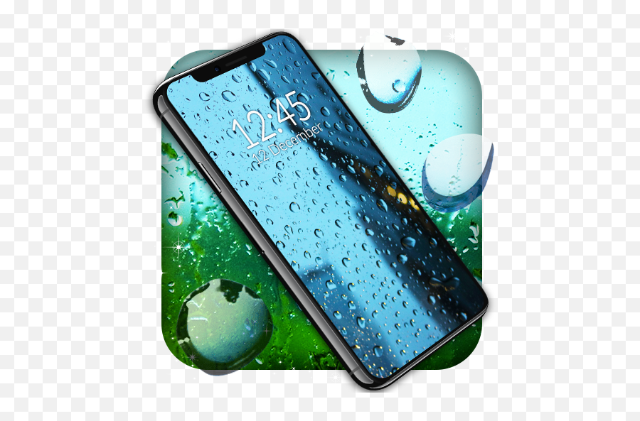 Rain Drops Live Wallpaper Night - Download Wallpaper 3d Hd Tetesan Air Png,Rain Drops Transparent Background