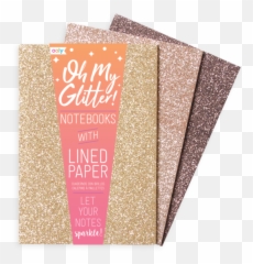 Ia1 Oh My Glitter Notebook Gold U0026 Bronze - Notebooks Glitter png