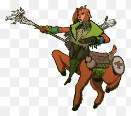 Download Centaur Druid - Cartoon Full Size Png Image Druid Cartppn,Centaur Png