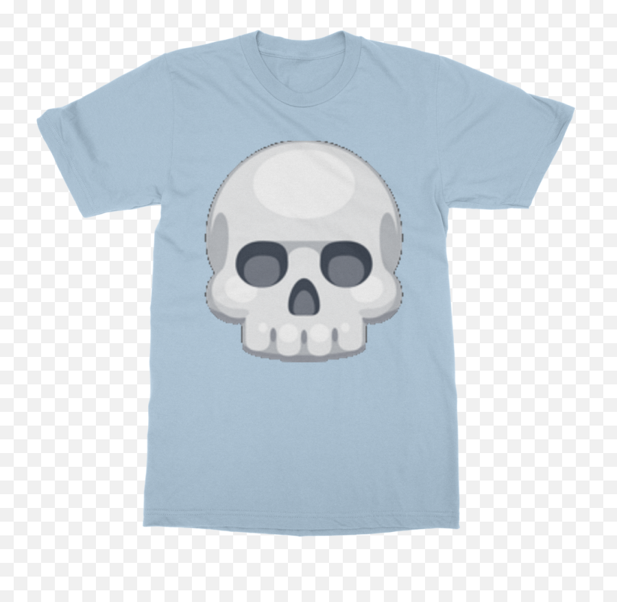 Skull Emoji Classic Adult T - Shirt Classic Shirts T Shirt Social Distortion T Shirts Png,Skull Emoji Png