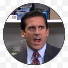 Michaelscott Theoffice Sticker By Jayjaytwentyone06 - Michael Scott Funny Face Png,Michael Scott Png