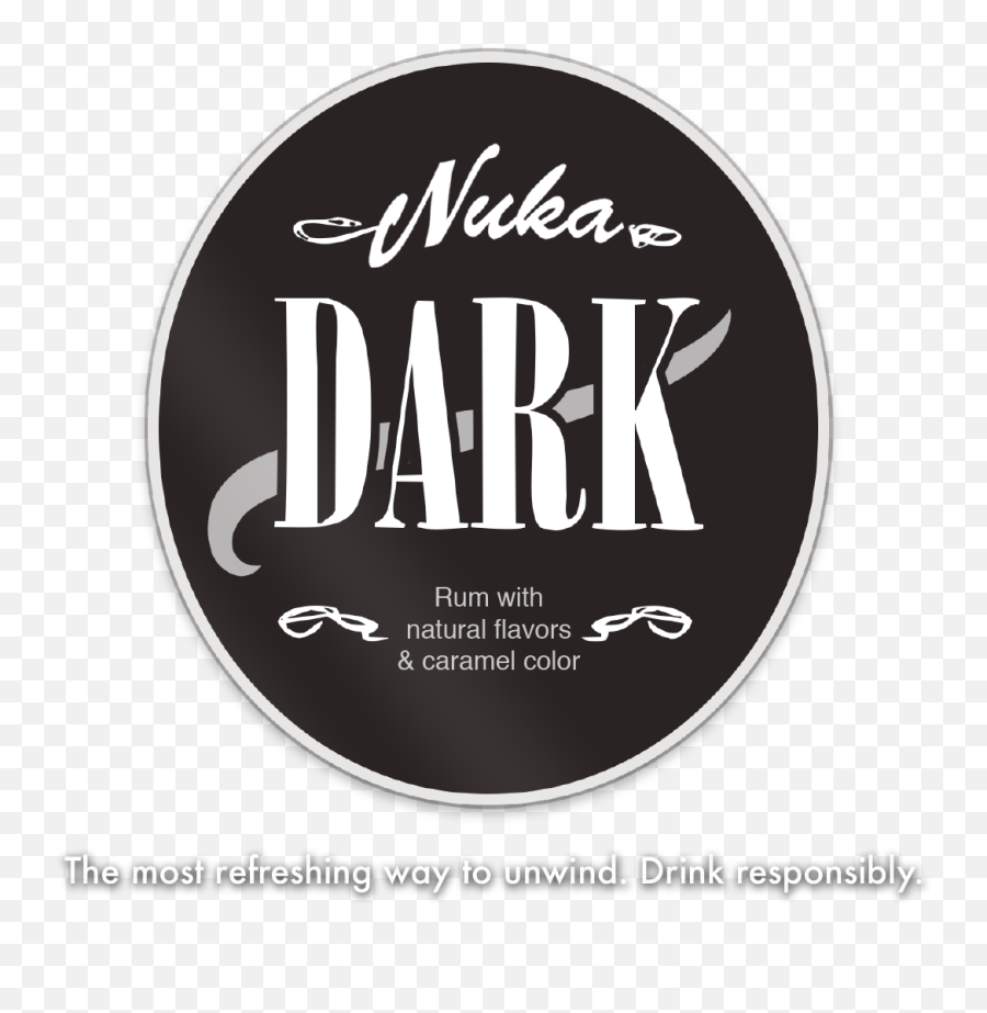 Nuka Dark Rum - Silver Screen Bottling Company Nuka Cola Bottle Png ...