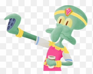 Squidward Cosplays As Princess Zelda - Fictional Character png