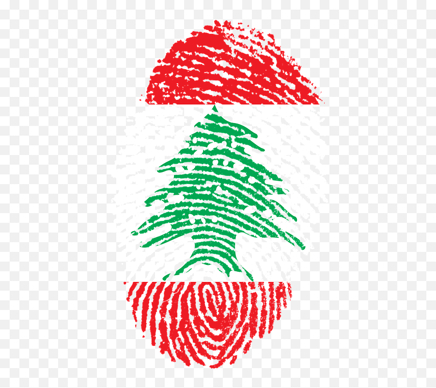 Spanish Flag Png - Lebanon Flag Fingerprint Country Challenges Of Digital India,Spanish Flag Png