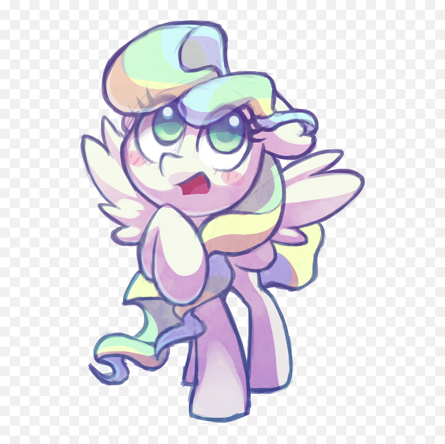 Download Celebi - Yoshi Blushing Blush Sticker Colored Mlp Doodle Png,Celebi Png