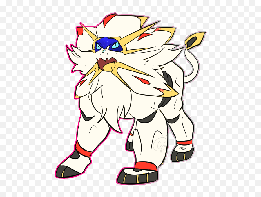 Solgaleo - Cartoon Png Download Original Size Png Image Fictional Character,Solgaleo Png