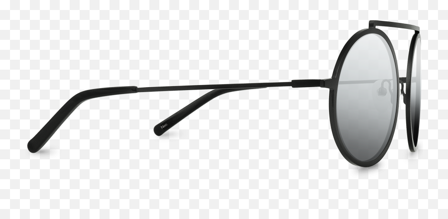 Neo Black Round Sunglasses - Stylish Png,Black Sunglasses Png