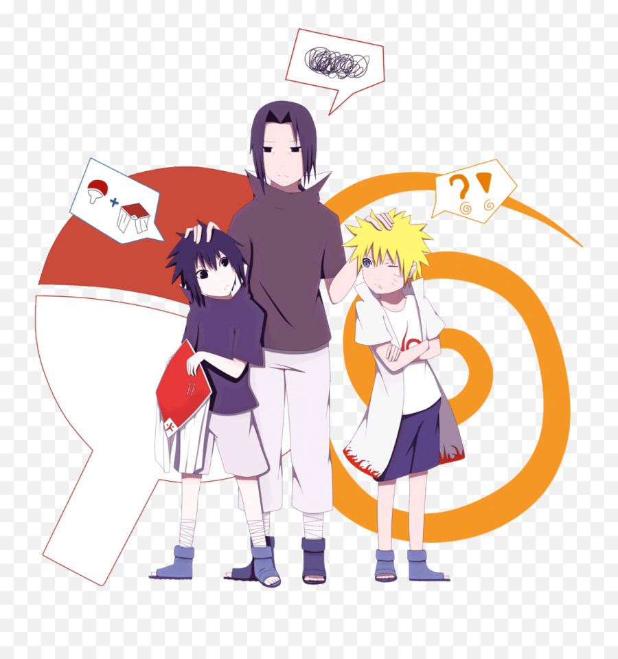Itachi Sasuke And Naruto Shared By Asunabethkita Kawaii - Fictional Character Png,Itachi Transparent