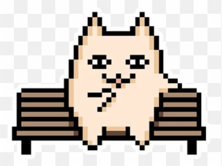 Telegram Sticker 13 From Collection Pixel Cat - Kaede Akamatsu Sprite png