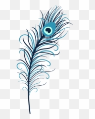 Peacock Feather Invite Design Indian - Tattoos Png
