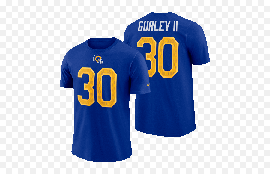 Nike Los Angeles Rams Royal Todd Gurley - Short Sleeve Png,Todd Gurley Png