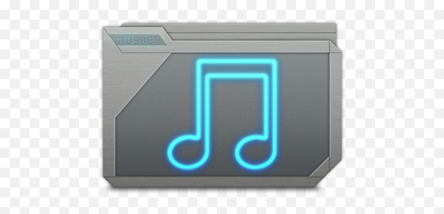 Folder Music Blue Icon - Music Icon For Folder Png,Folder Icon Png Dark Blue