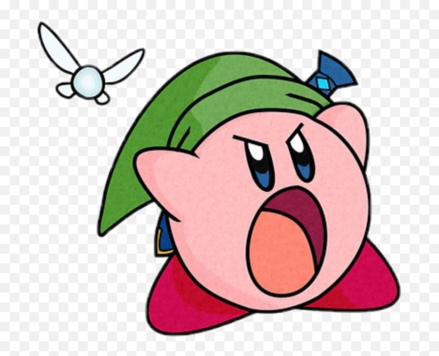 Freetoedit Freestickers Kirby Link Zelda - Kirby As Link Png,Link Zelda Png