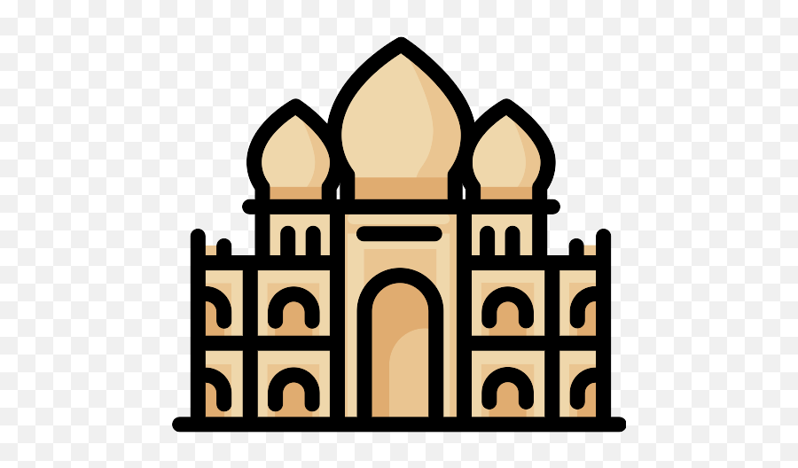 Taj Mahal India Vector Svg Icon 9 - Png Repo Free Png Icons Religion,Taj Mahal Icon