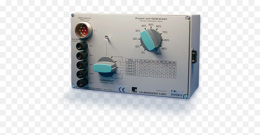 K3607 Calibration Unit Hbm - Hbm K 3607 Connection Diagram Png,Calibrate Icon