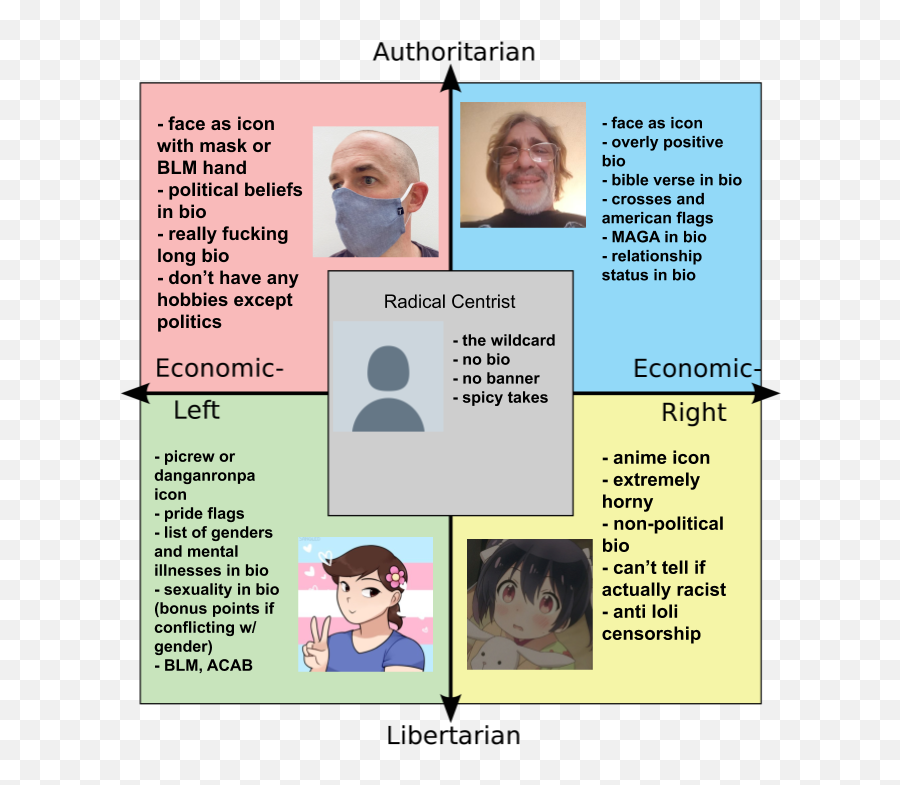 Twitter User Political Compass Bios And Icons - Political Compass Memes Twitter Bio Png,Wildcard Icon Png