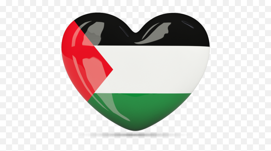 Heart Icon Illustration Of Flag Palestinian Territories - Palestine Flag Heart Png,Heart Icon Circle