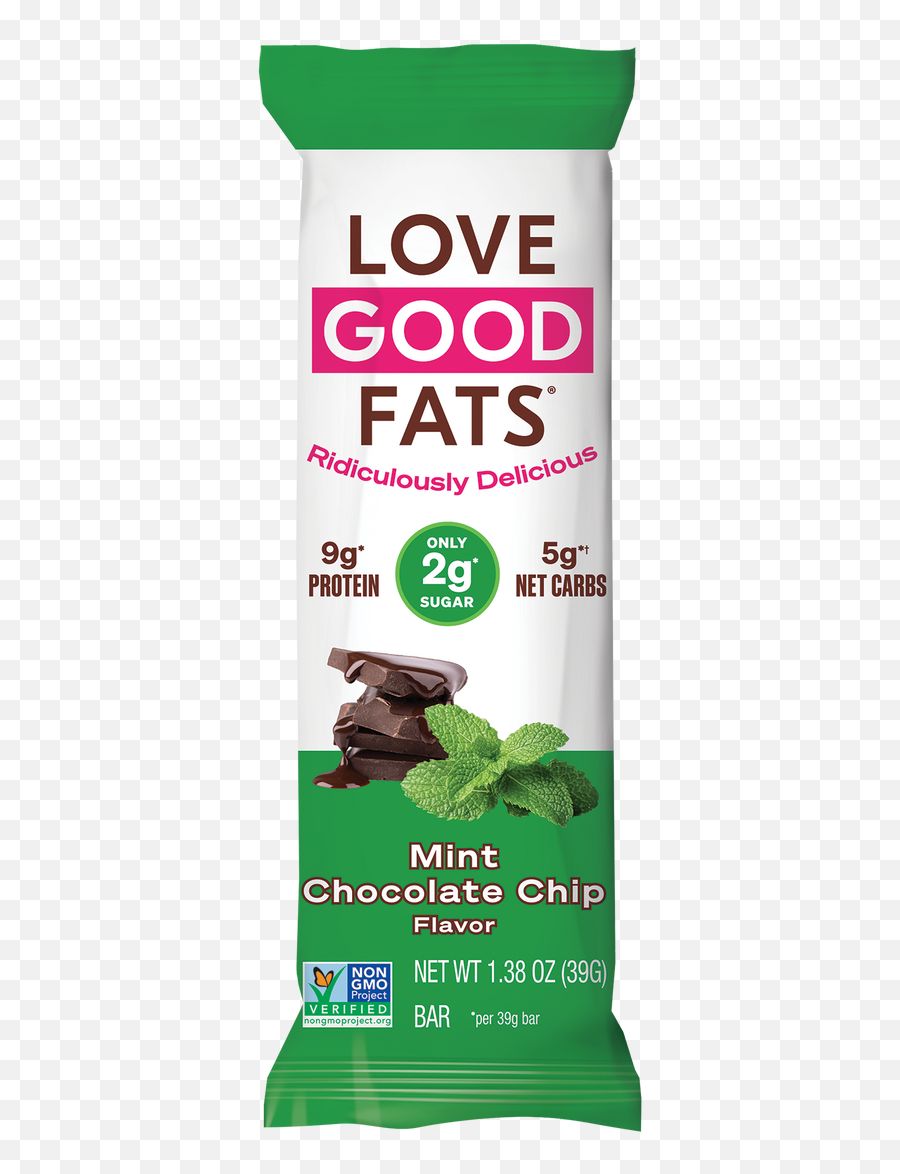 Mint Chocolate Chip Keto Friendly Protein Bars Low Sugar - Food Png,Green Icon With 3 Bars