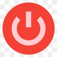 Power Off Button Icon In Color Style - Switch Off Png Icon,Red Button Icon