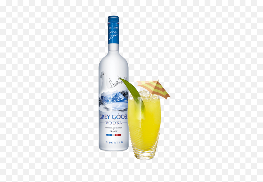 Une Journee Cocktail Shot With Bottle - Grey Goose Png,Vodka Bottle Png