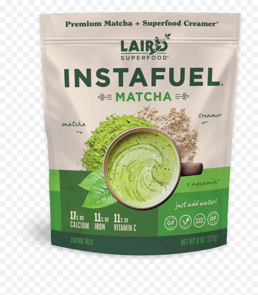 Matcha Instafuel Green Tea Latte Laird Superfood - Laird Superfood Instafuel Matcha 8 Oz Png,Matcha Icon