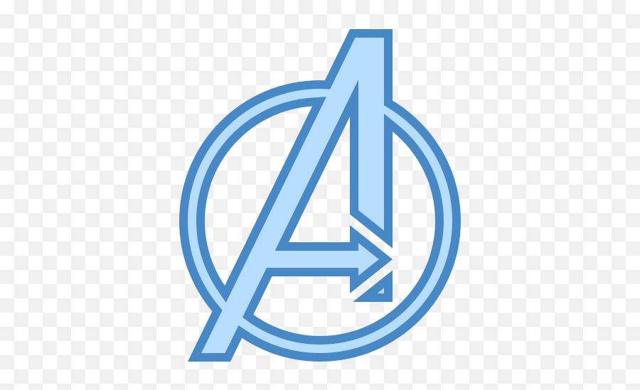 Avengers Icon In Blue Ui Style - Simbolo Del Capitan America Png,Avengers Icon