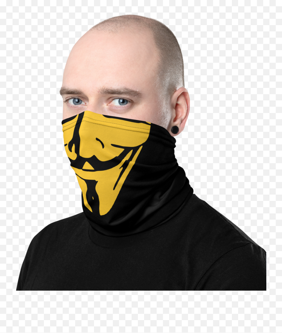 Guy Fawkes Anonymous Mask Yellow - Strichtarn Mask Png,Anonymous Mask Icon