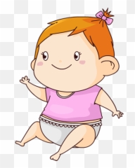 Free Cartoon Baby Png Download - Ginger Girl