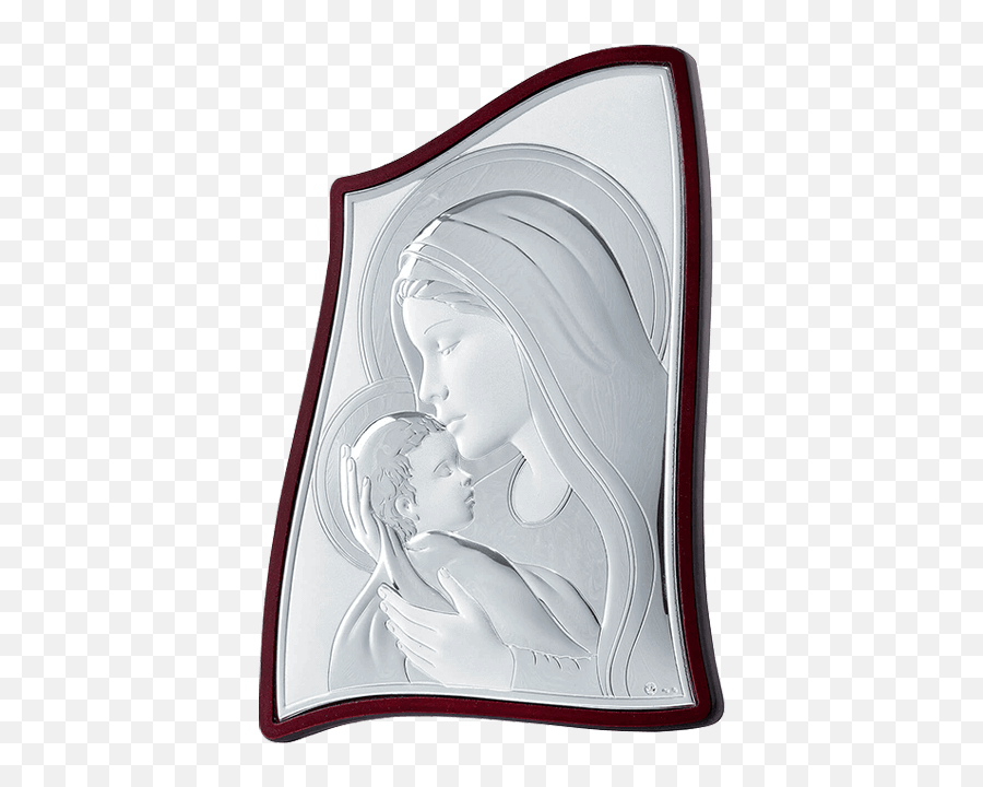 Image Icon 20x28 Asymmetric Virgin - Christ In Silver Png,Christ Child Icon