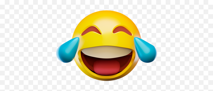 Premium Laughing Emoji 3d Illustration Download In Png Obj - Happy,Laughing Emoji Icon