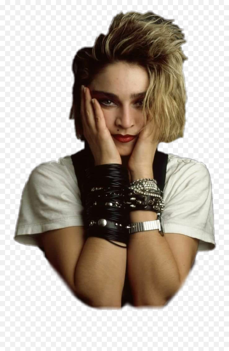 Madonna 80s Popicon Idol Icon Musicicon - Madonna Transparent Png,Madonna Png