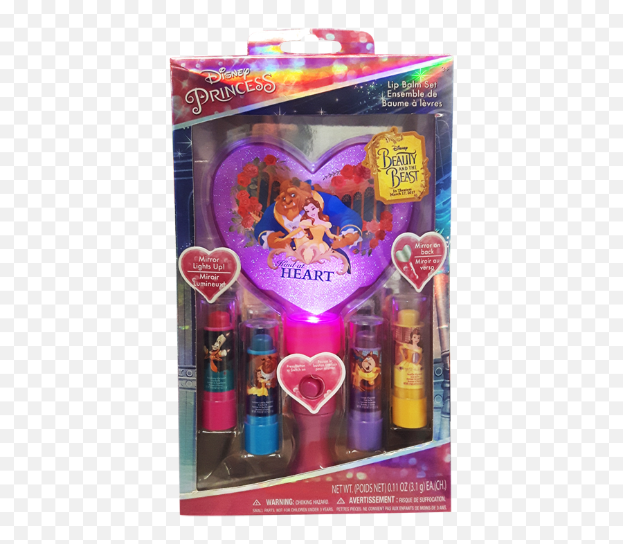 Beauty And The Beast Lip Balm Gift Set Disney 1 Unit Delivery - Girly Png,Disney Icon Pack