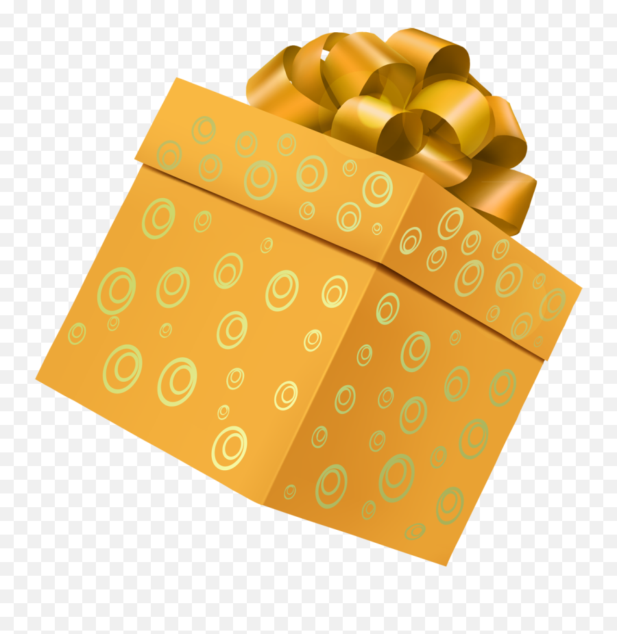 Gift Png Image Arts - Yellow Gift Box Clipart,Gifts Png
