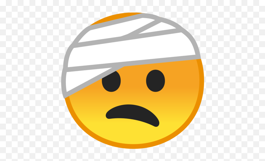 Face With Head - Bandage Emoji Headbandage Emoji Bandaged Head Emoji Png,Imagenes Para Whatsapp Icon