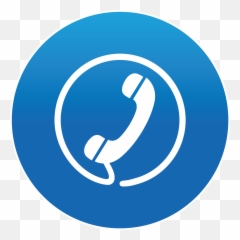 Clipart Phone Telephone Symbol - Telephone Logo Png Blue Color