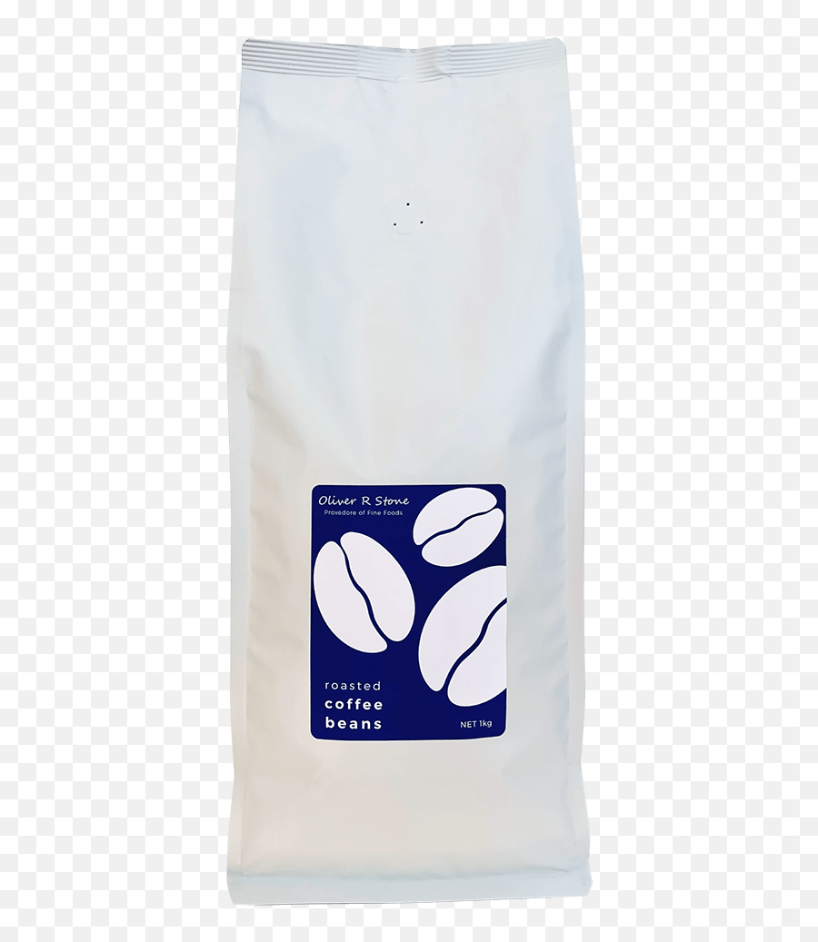 Oliver R Stone 1kg Roasted Coffee Beans - Bag Png,Coffee Beans Transparent