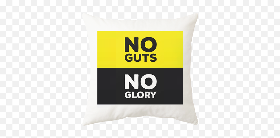 No Guts Glory Cushion Png