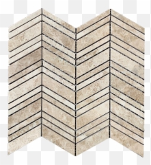 Midi Chevron Mosaic Tiles - Wood png